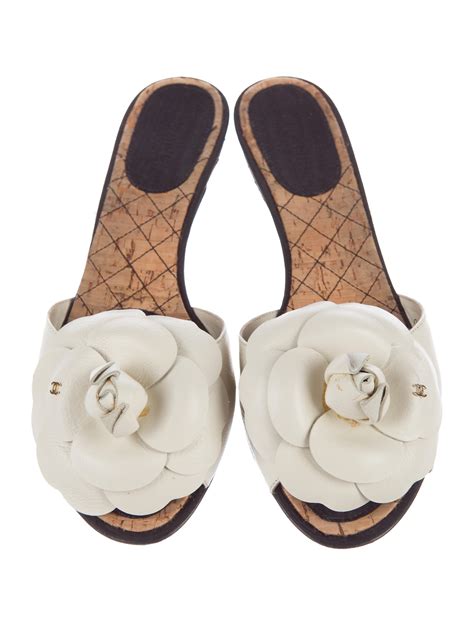 chanel camellia flower sneakers|chanel cold trip slide sandals.